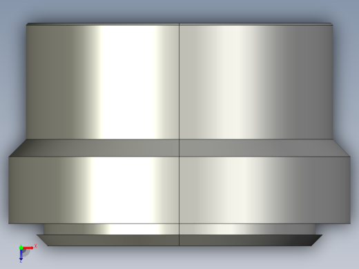 卡套式工业通用硬管接头8_tu-s俯视缩略图