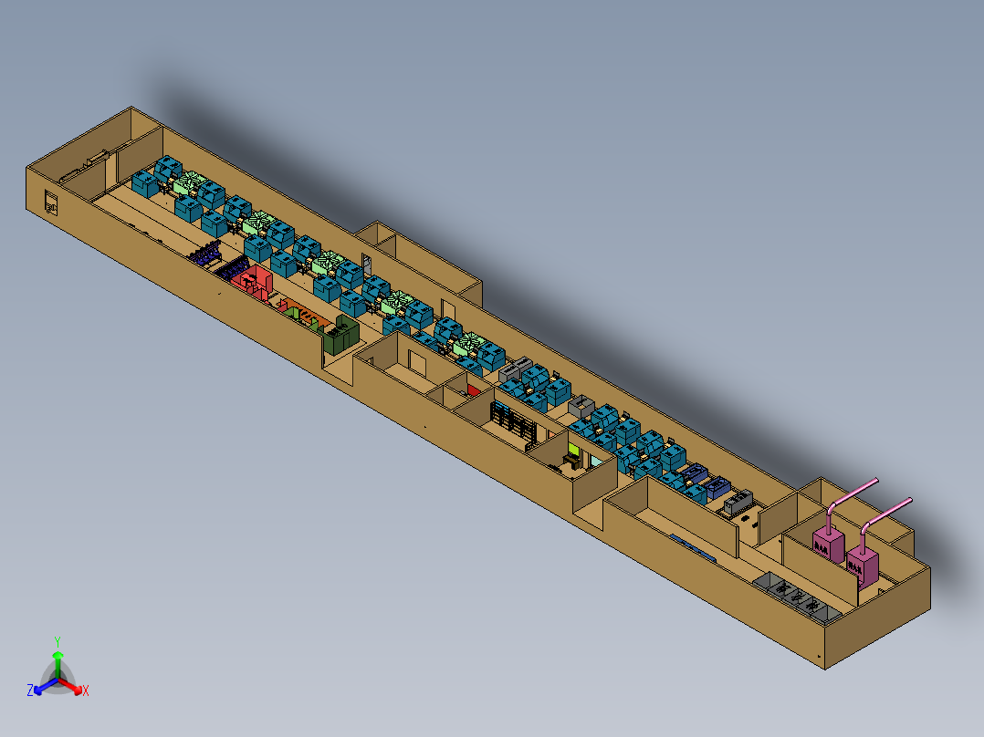机械制造厂机械加工车间产线