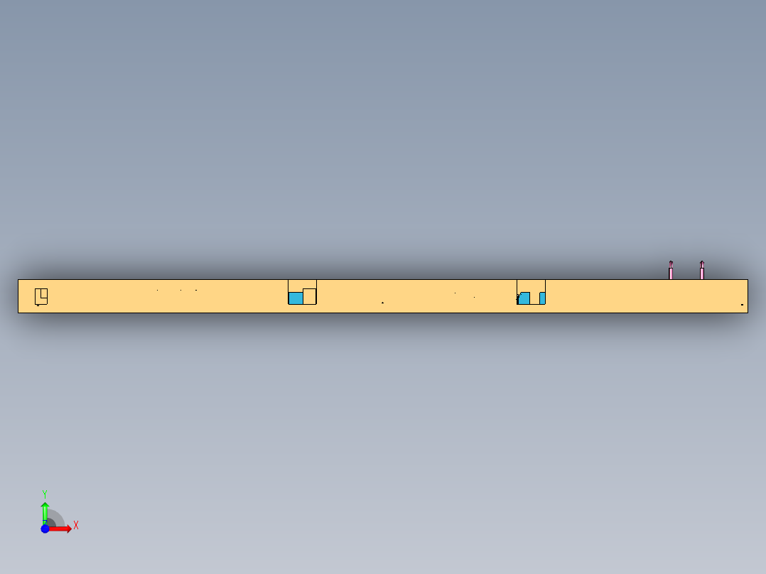 机械制造厂机械加工车间产线前视图