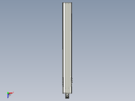 东锦丝杆传动-直线滑台模组DH210-C-L10-S1600-BC-P750W-C3俯视缩略图