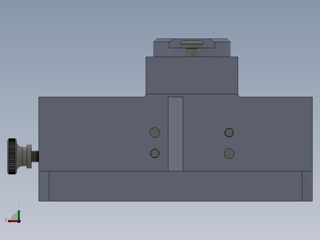 CA6140车床手柄座加工工艺及钻φ25孔夹具设计【含三维SolidWorks】后视图
