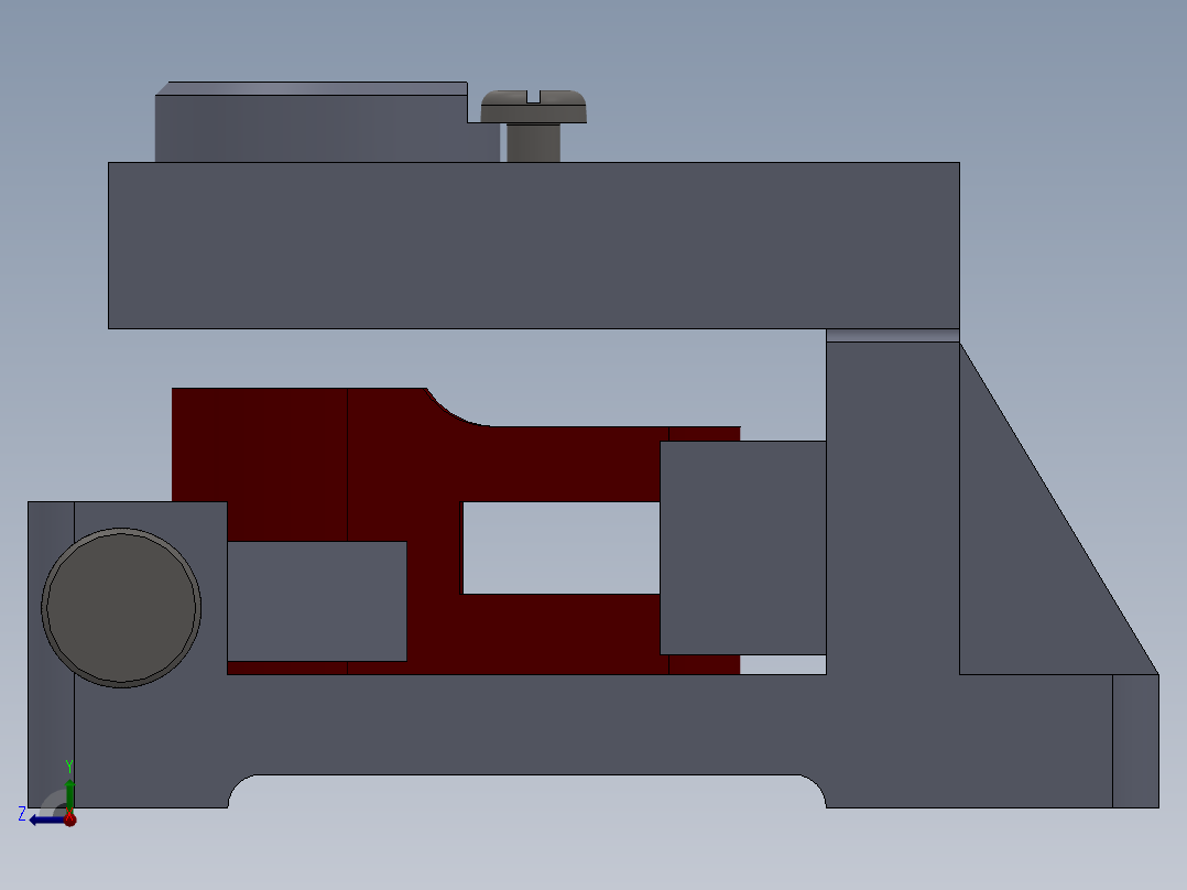 CA6140车床手柄座加工工艺及钻φ25孔夹具设计【含三维SolidWorks】右视图