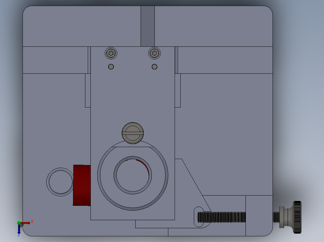 CA6140车床手柄座加工工艺及钻φ25孔夹具设计【含三维SolidWorks】俯视图