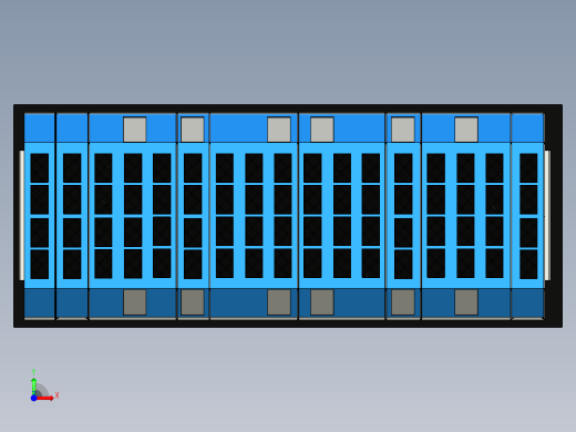 过滤和封闭油漆亭的车间设计通风喷漆室前视缩略图