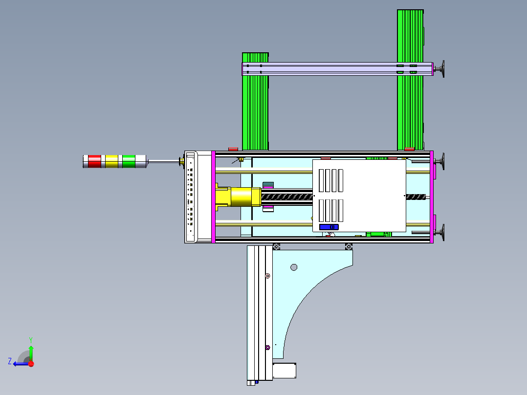 固化炉自动分料机sw21右视图