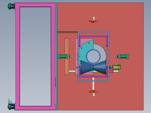 轮系式塑料管材切割机左视缩略图