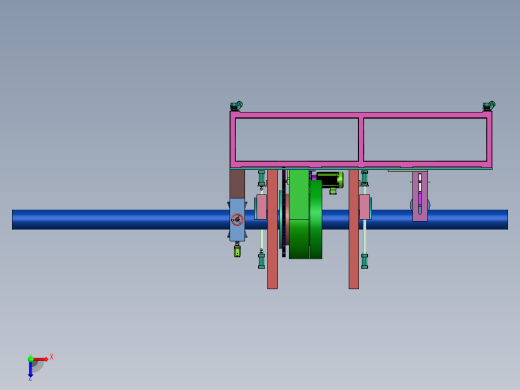 轮系式塑料管材切割机俯视缩略图