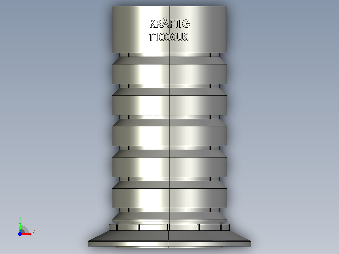 果汁液压机前视图