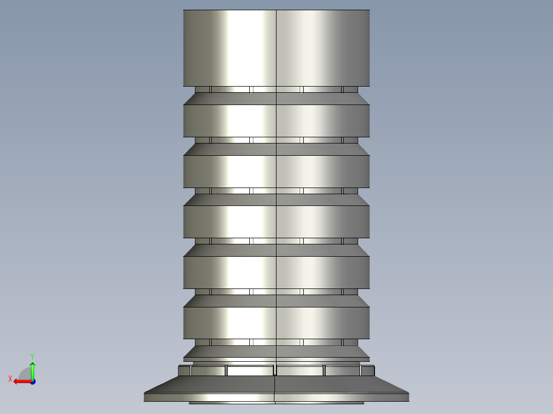 果汁液压机后视图