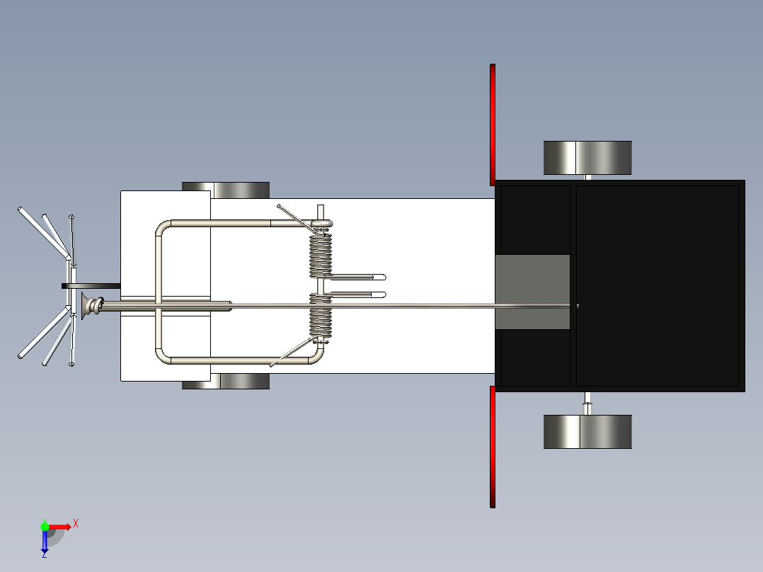 A3003958-捕鼠器汽车俯视图