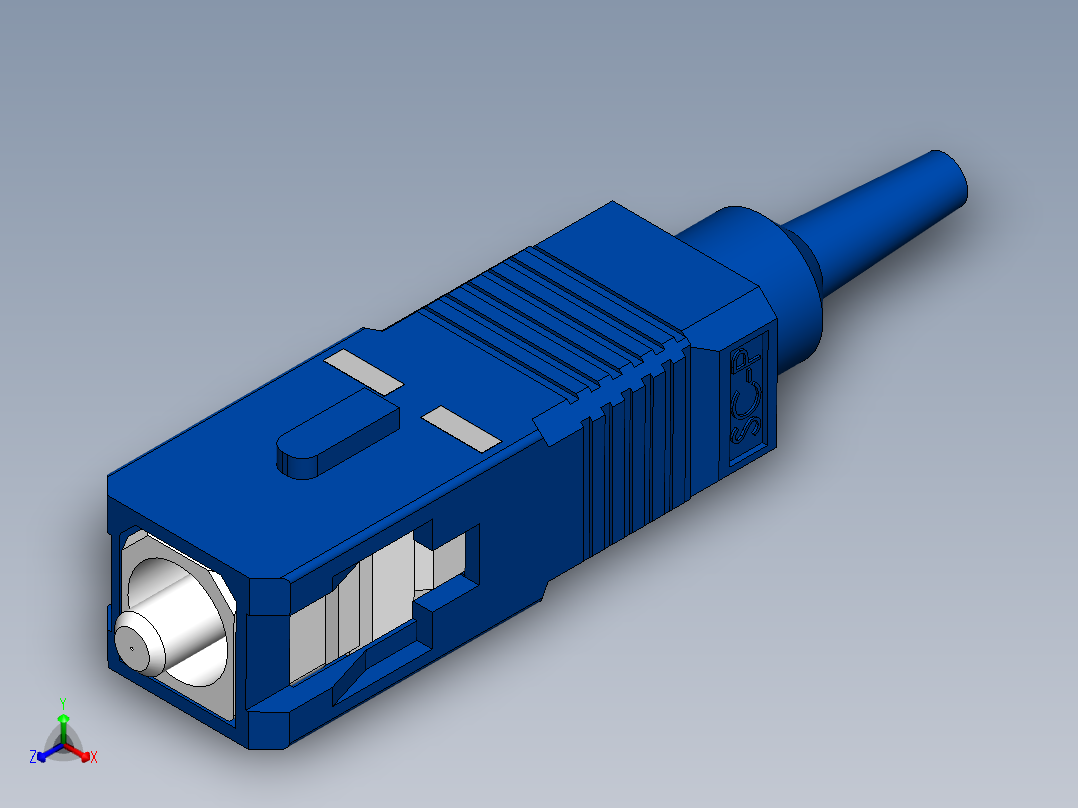 接插件(14)正等轴测图