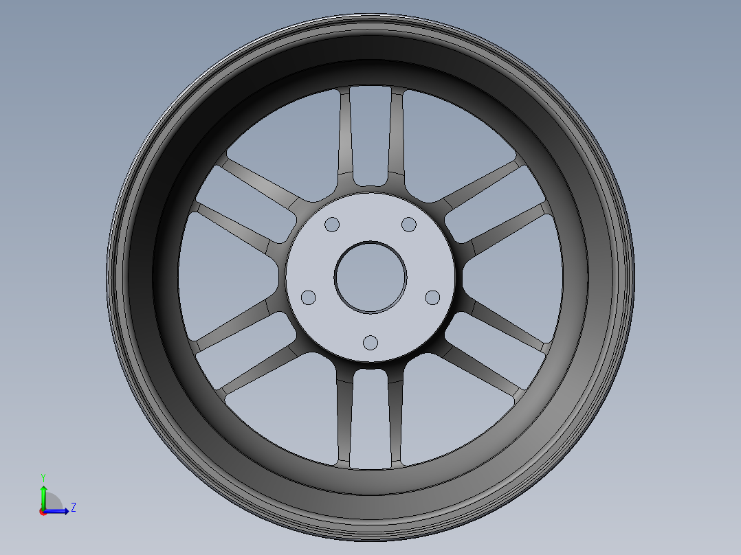 轮毂、轮胎(79)左视图