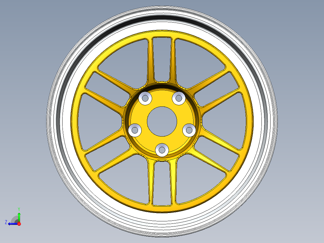 轮毂、轮胎(79)右视图