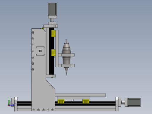 小型雕铣机左视缩略图
