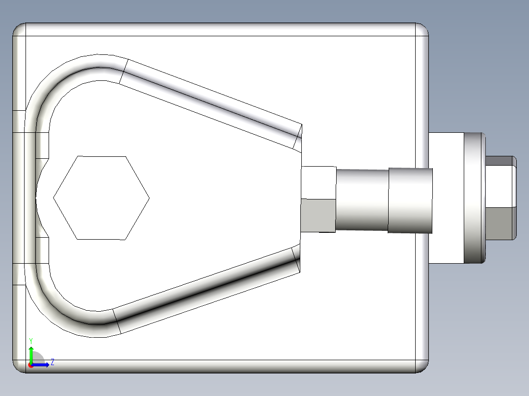自动排水左视图