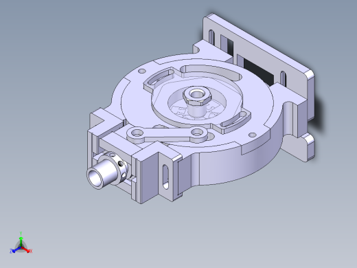 一种端子机用薄壁管六面围压夹具
