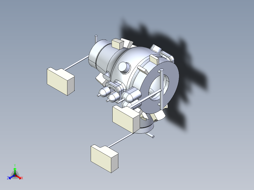 主气门浇筑结构
