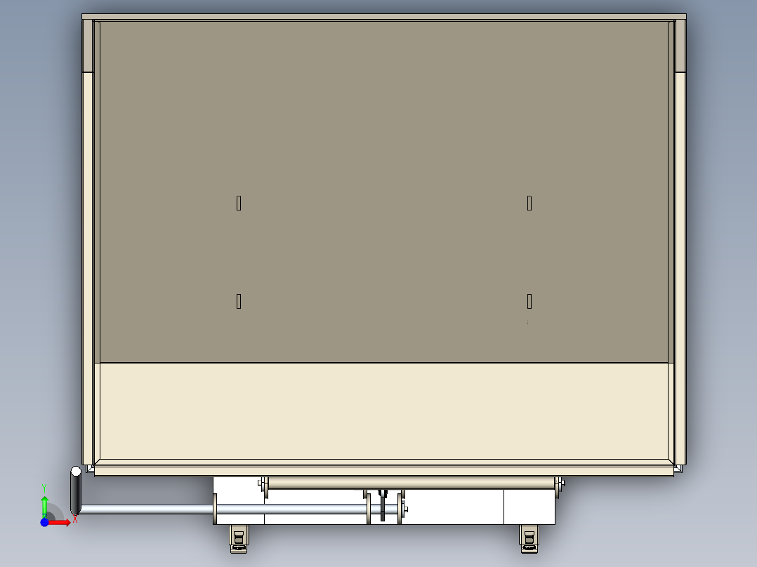 A0003052-废料倾斜料斗前视图