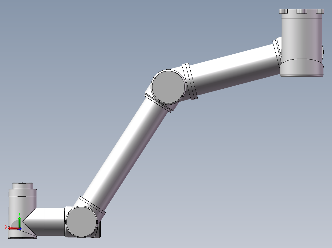 UR06机械臂6轴工业机器人后视图