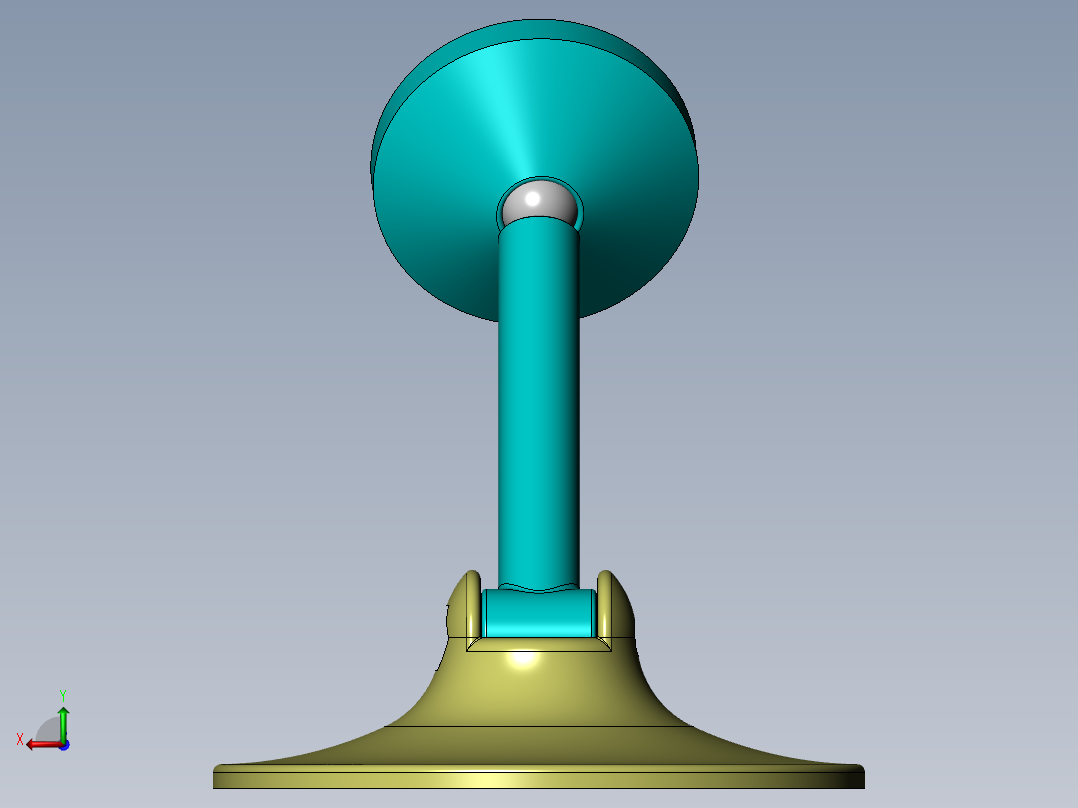 磁吸手机支架后视图