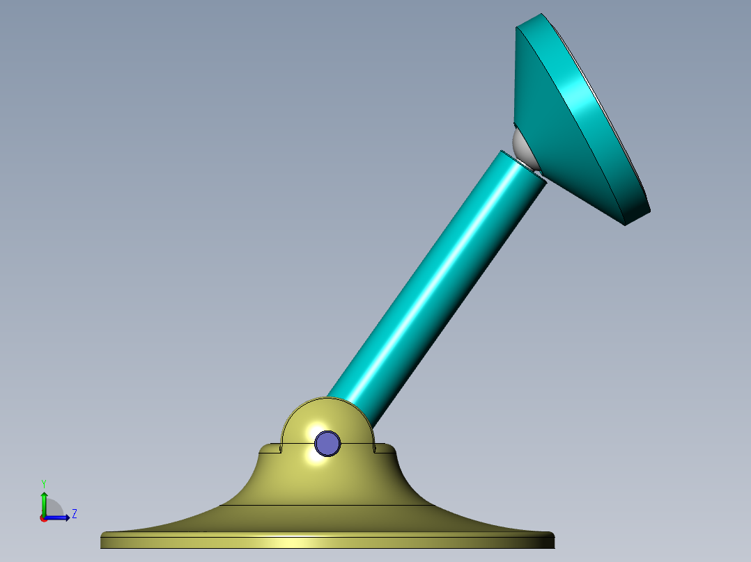 磁吸手机支架左视图