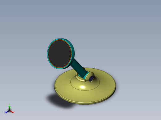 磁吸手机支架正等轴测缩略图