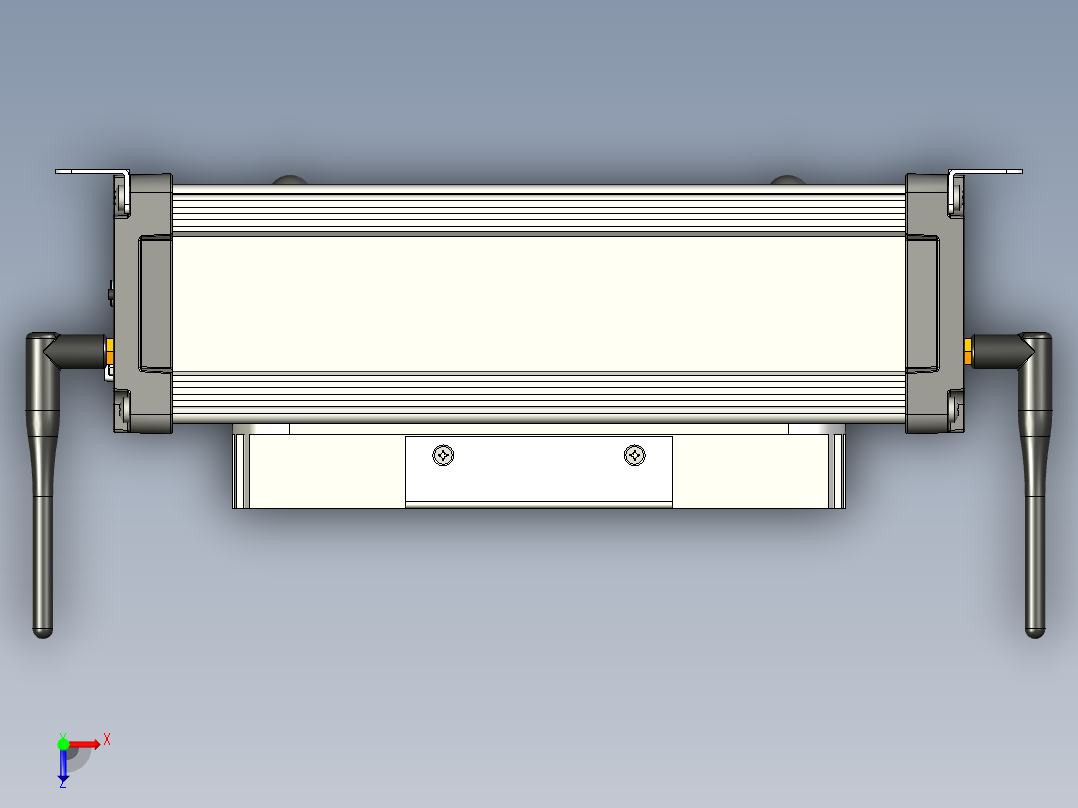 工控机电脑控制器俯视图