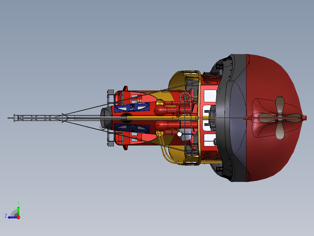 大货船  STP右视图