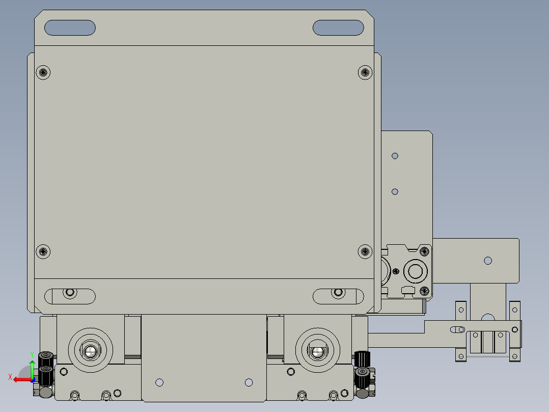 2018SOLIDWORKS1400Z剪棉线机构后视图