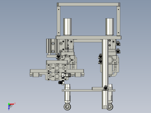 2018SOLIDWORKS1400Z剪棉线机构俯视缩略图