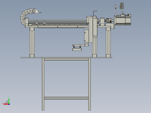 高精度在线贴标机器人平台后视缩略图