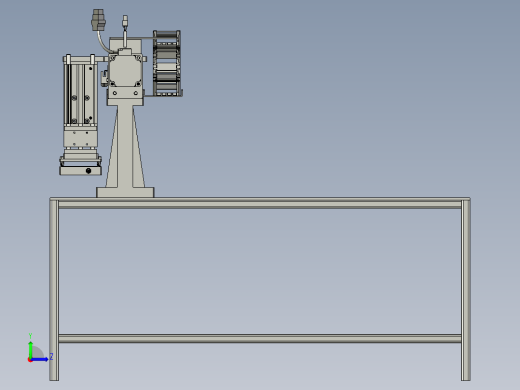 高精度在线贴标机器人平台左视缩略图