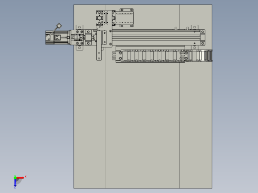 高精度在线贴标机器人平台俯视缩略图