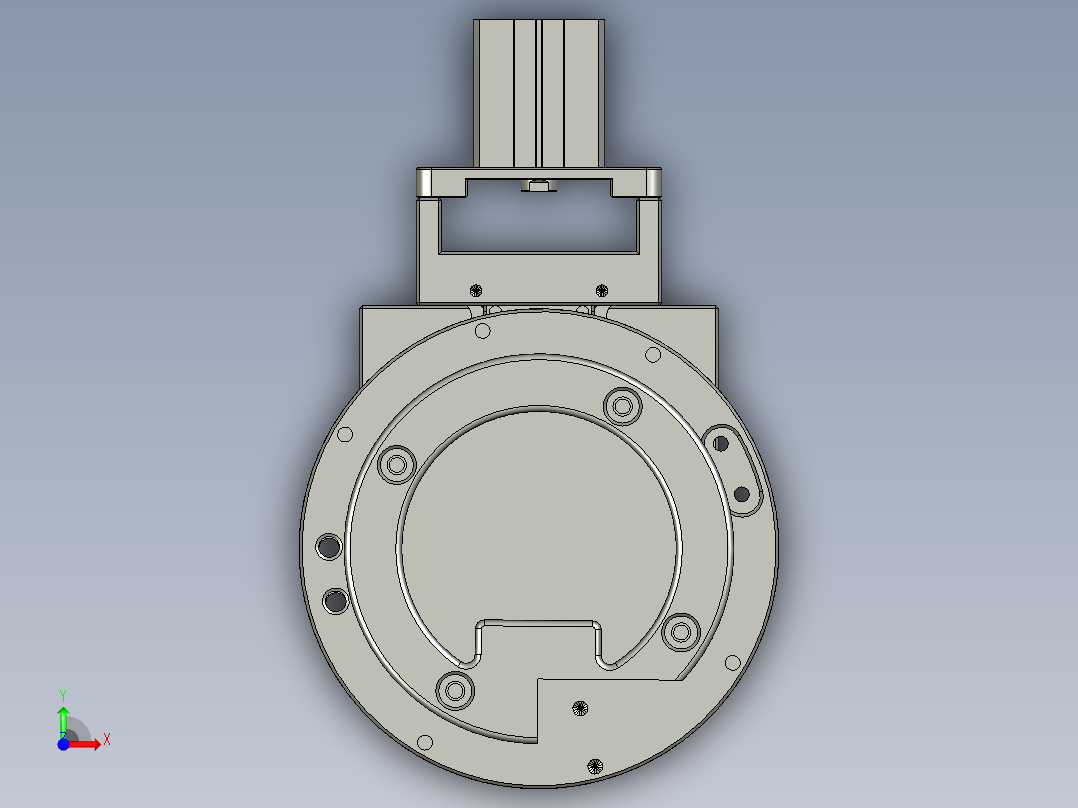 装配体-旋转测向机构前视图