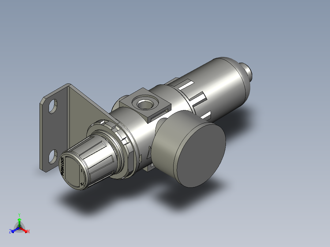 CHELIC空气调理组合--AFR-150-PT-BG-A-PG10A主视图