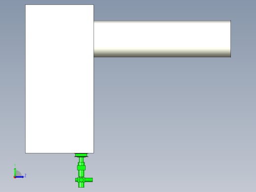 附壁式铸铁镶铜闸门DN1600左视缩略图
