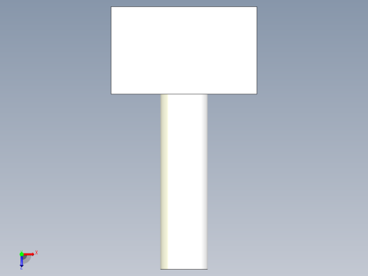 附壁式铸铁镶铜闸门DN1600俯视缩略图