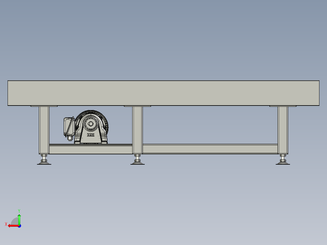 CCD15米滚筒线后视图