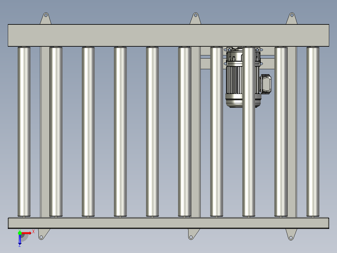 CCD15米滚筒线俯视图