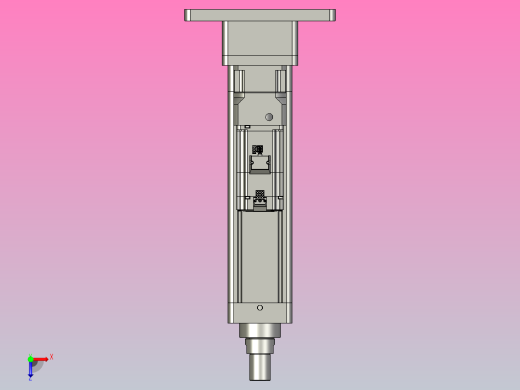 轻载电动缸TPA-ESR100-3210C-L200-MR-FB-W-P75-JX-C3俯视缩略图