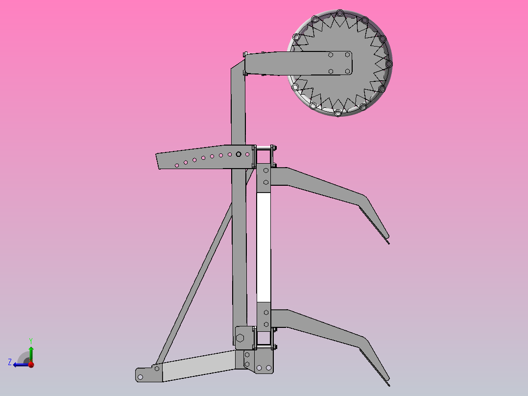 耕耘农场设备右视图