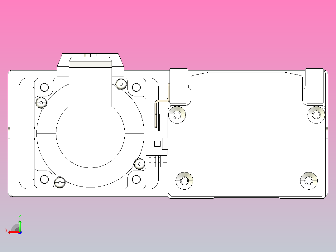日规模组半封闭丝杆TPA-HNR-85S-1610-L1200-MR-Y-P20-N3后视图