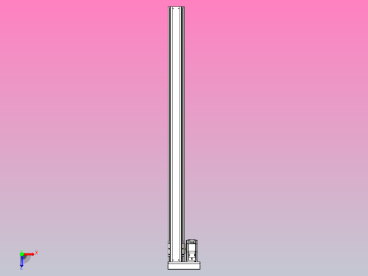 日规模组半封闭丝杆TPA-HNR-85S-1610-L1200-MR-Y-P20-N3俯视缩略图