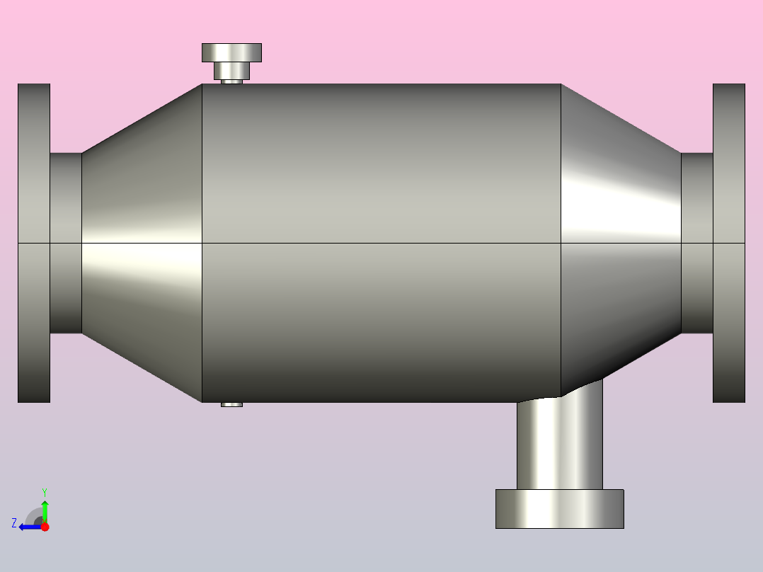 ZPG-Ⅰ自动排污过滤器[ZPG-L-50]右视图