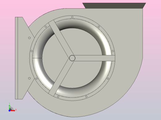 FS2.5L1 FS2.5L2户式空调专用风机[FS2.5L1]前视缩略图