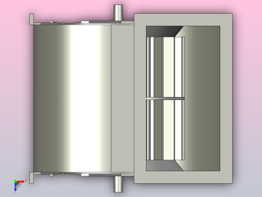 FS2.5L1 FS2.5L2户式空调专用风机[FS2.5L1]俯视缩略图