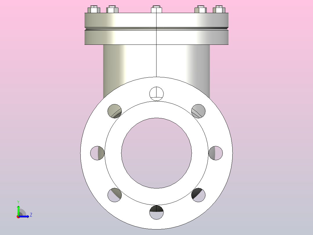 H44H旋启式止回阀[125]左视图