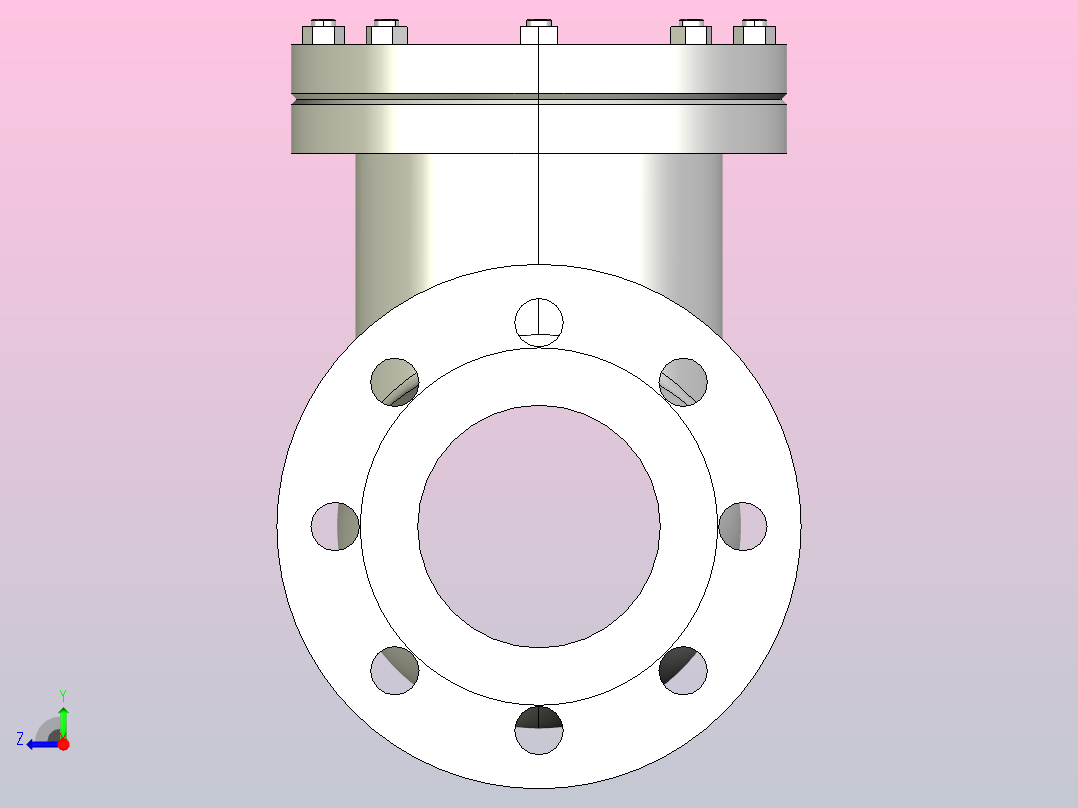 H44H旋启式止回阀[125]右视图