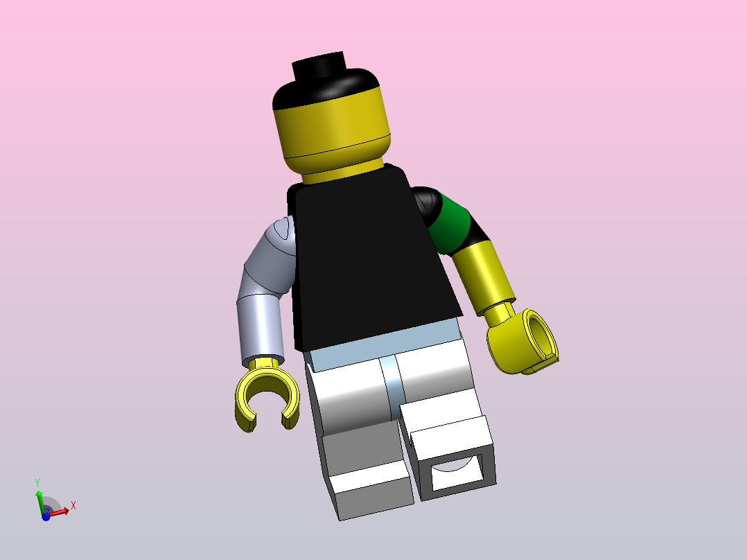 乐高迷你人主视图