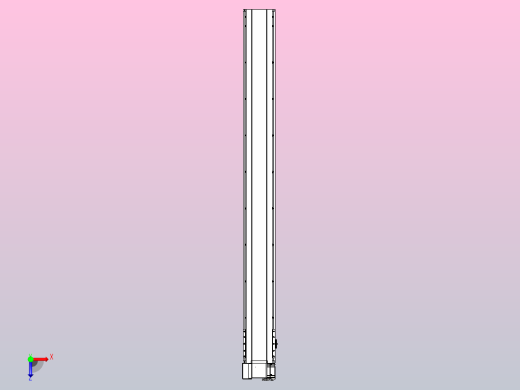 皮带直线轴半封闭可选导轨TPA-HNB-175D-140-L1650-LP-C-P75-N3俯视缩略图